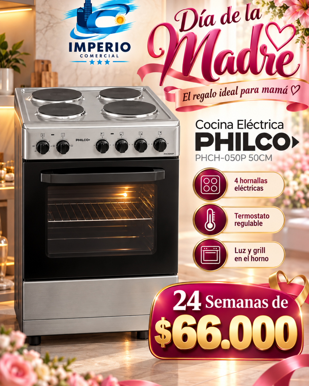 Cocina Philco Electrica