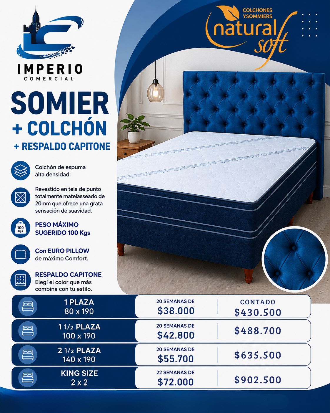 Combo Full Capitone