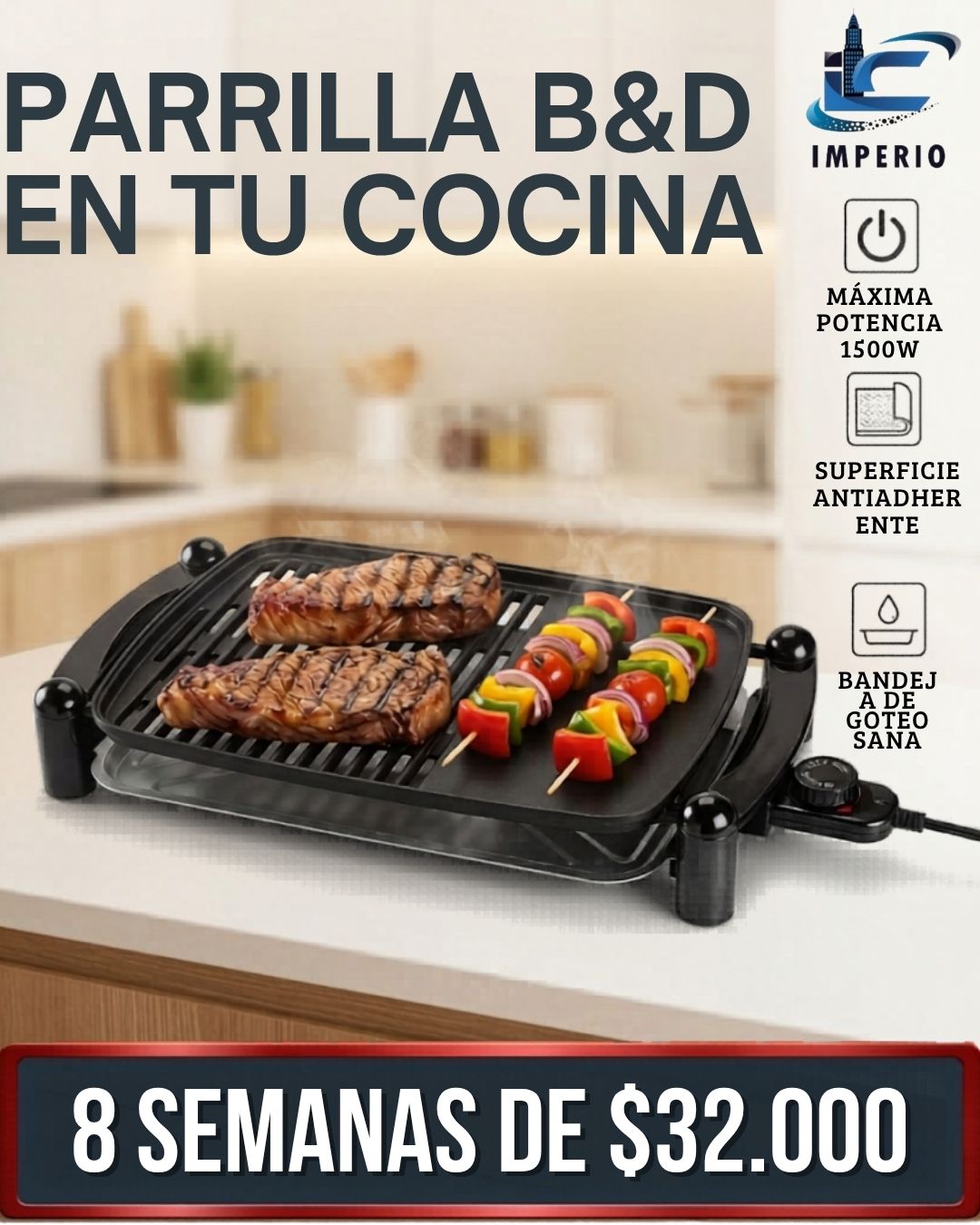 PARRILLA B&D IG201-AR