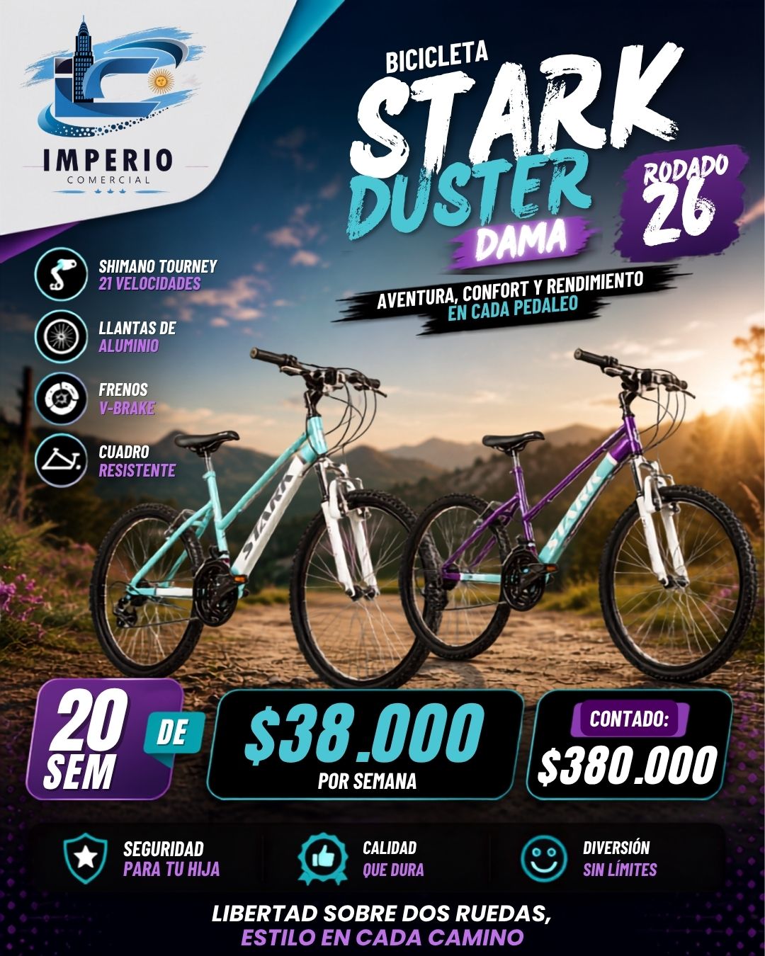 Bici Stark  Dama R26