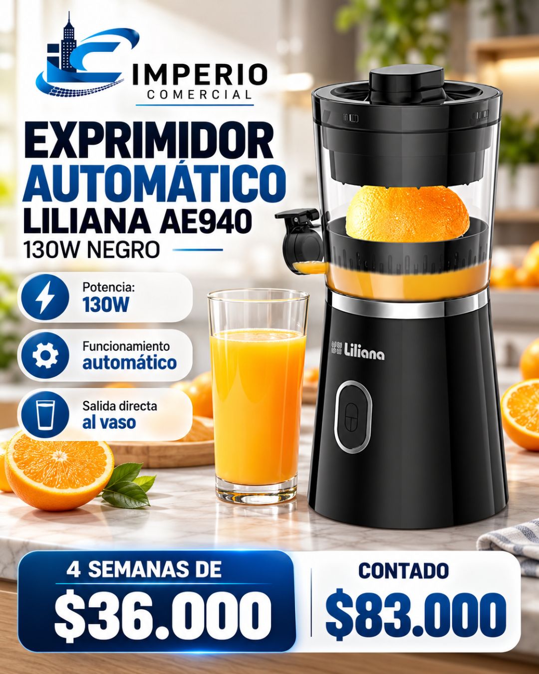 Exprimidor Liliana 130W