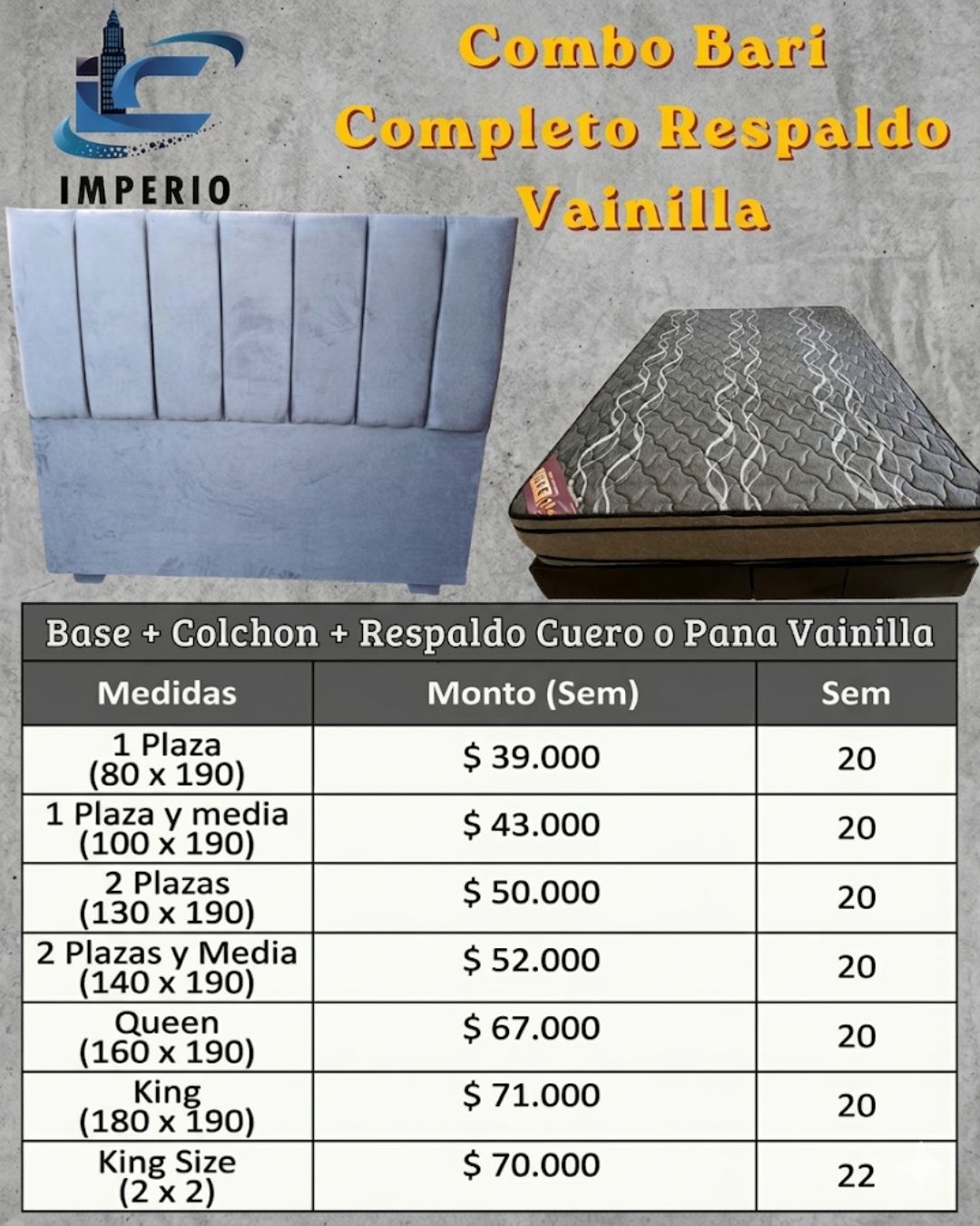 Full Bari Vainilla