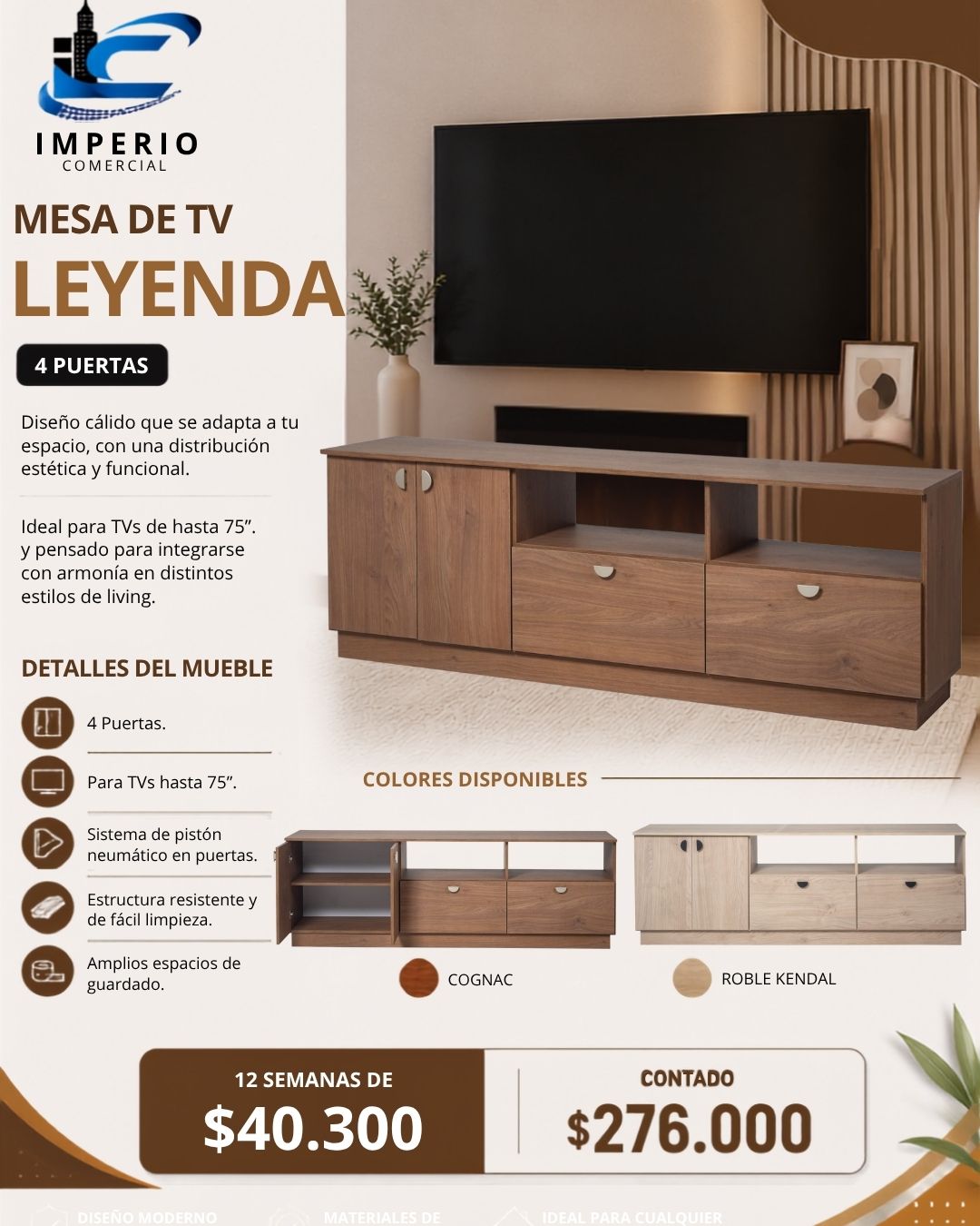 Mesa De Tv Leyenda