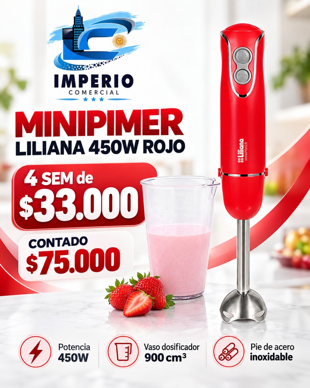 Minipimer Liliana 450W