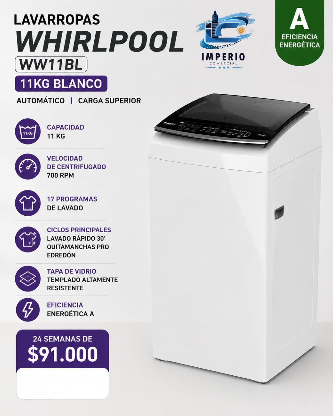 Whirlpool WW11BL