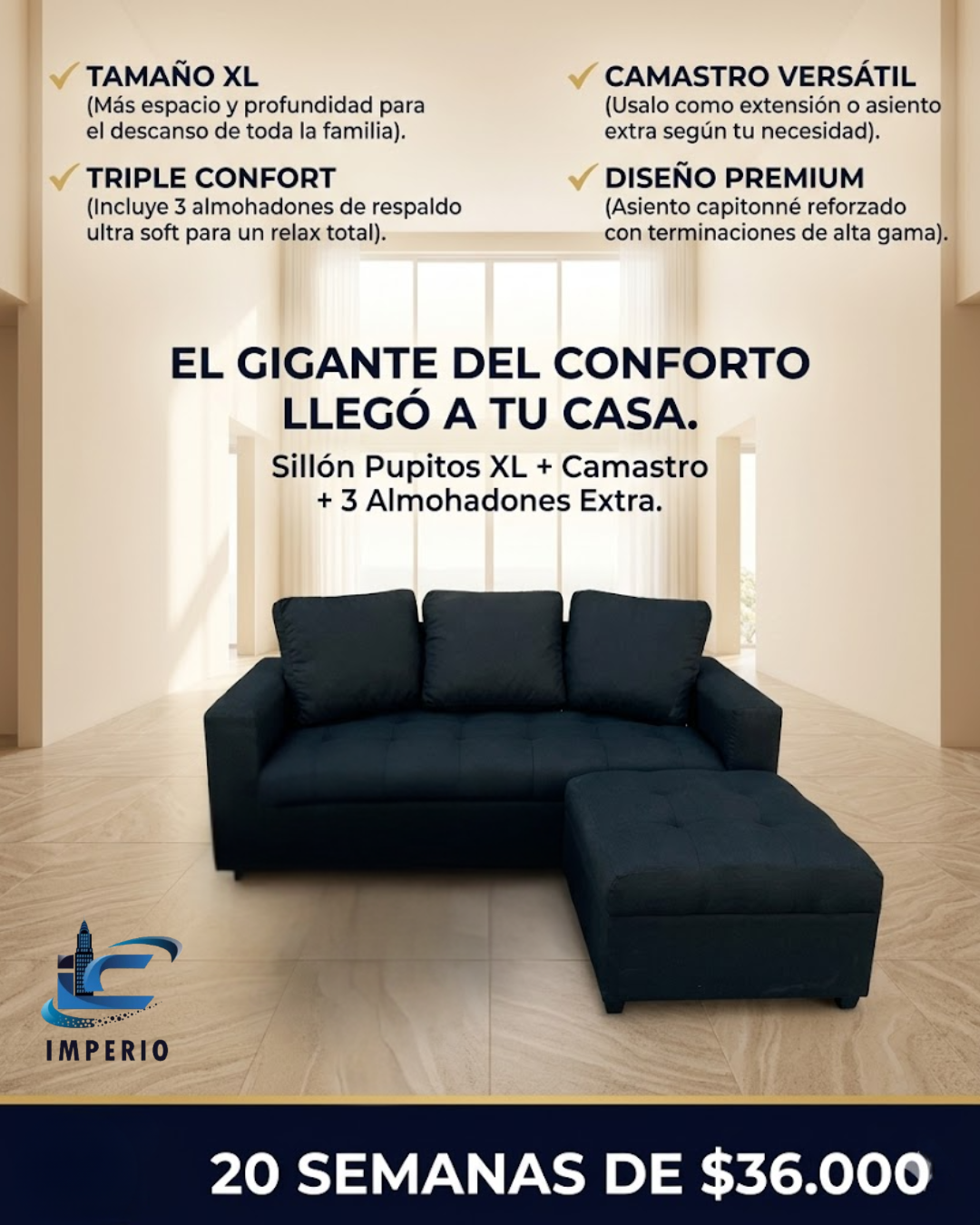 Sillon Pupitos XL