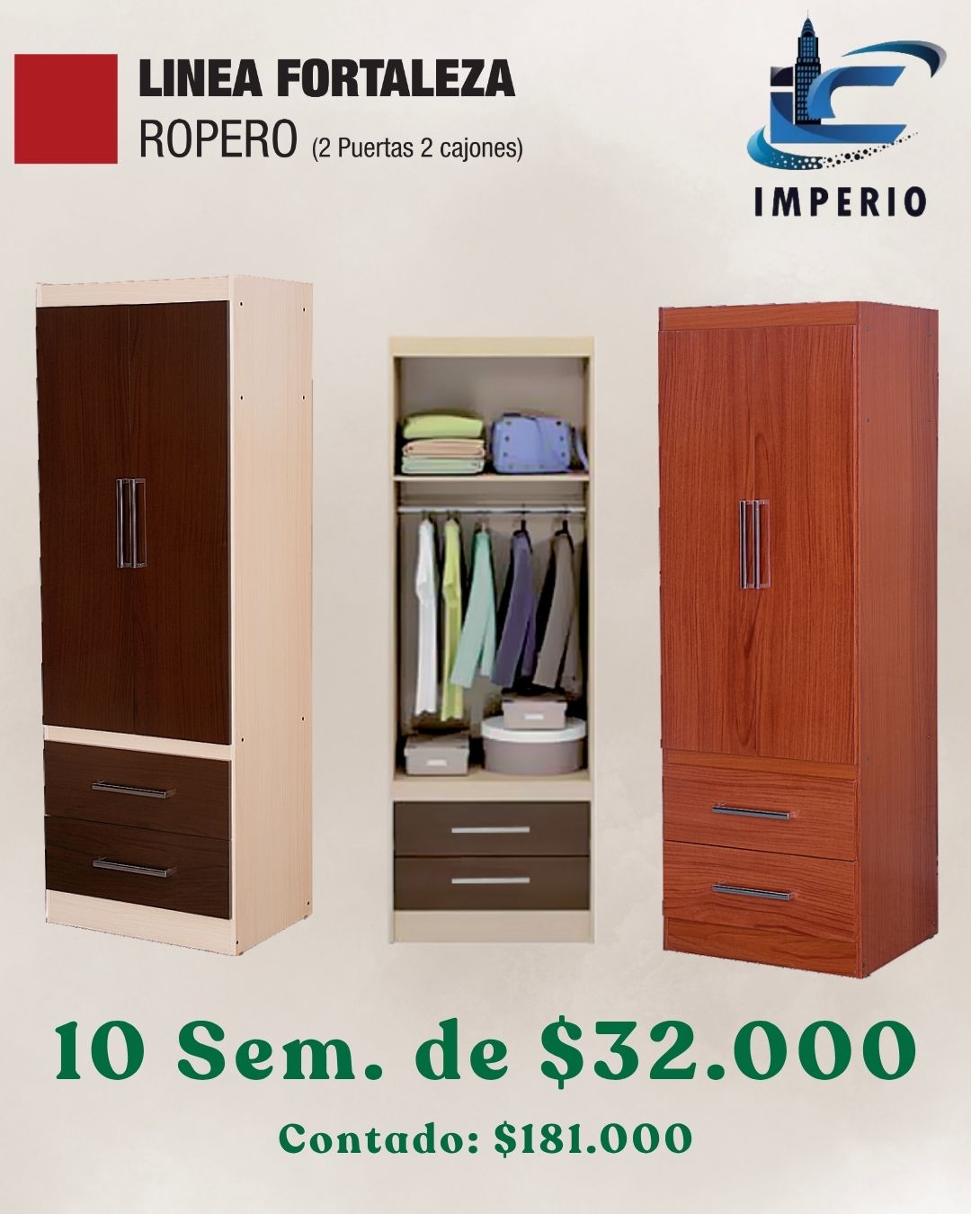 Ropero 2 Puertas