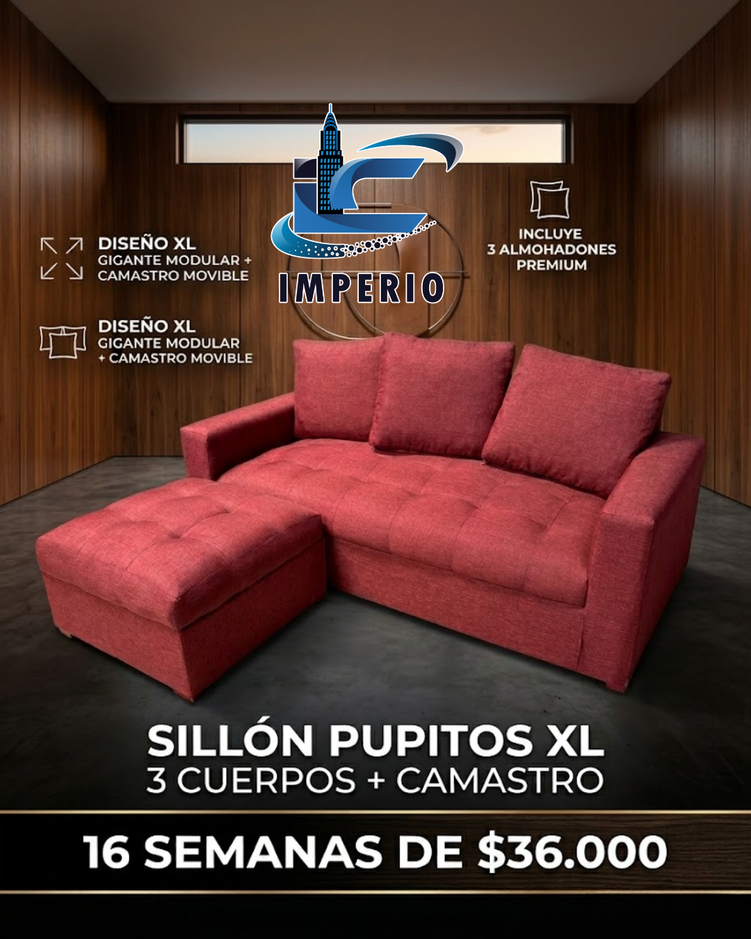 Sillon Pupitos XL