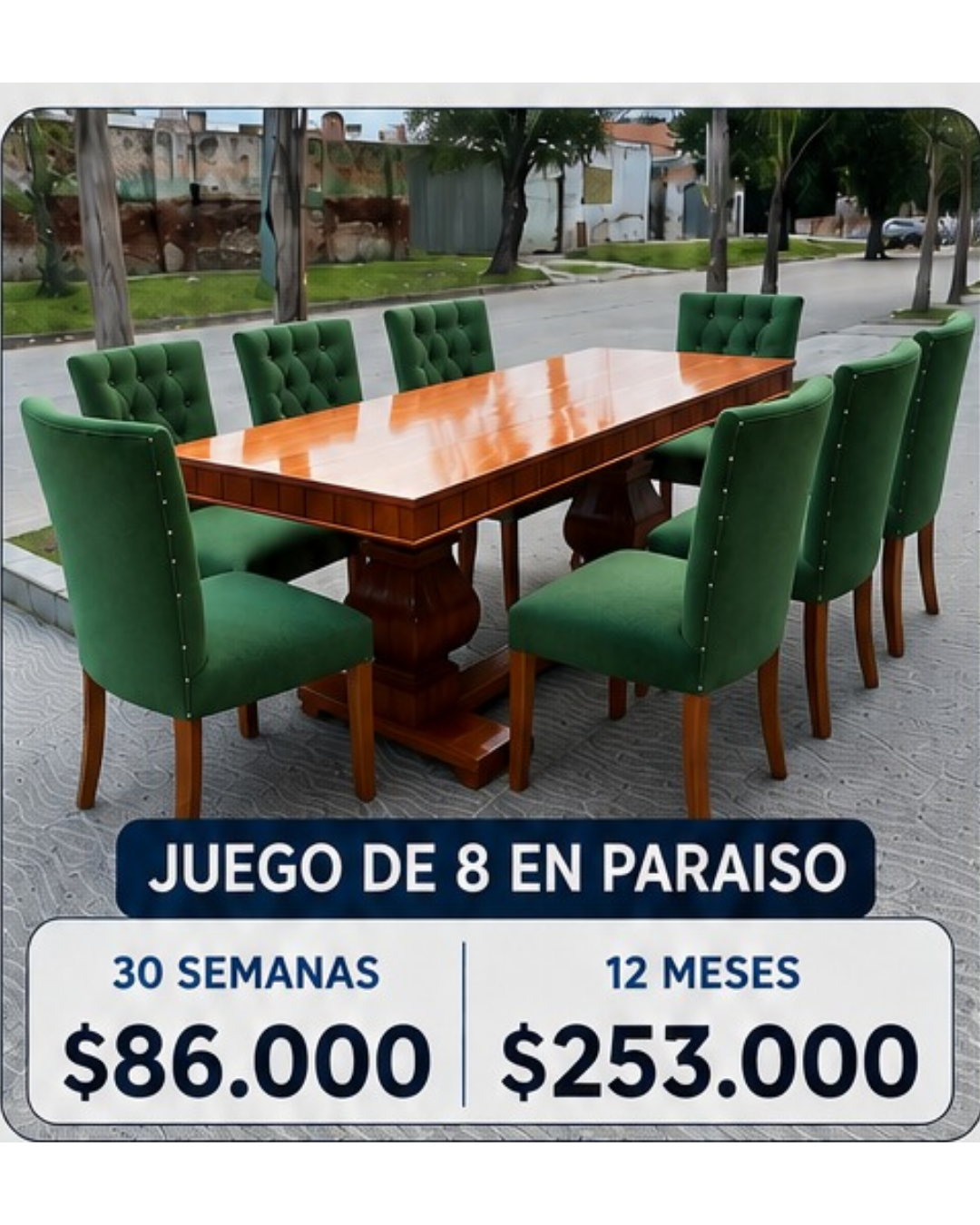 Juego 8 de Pino