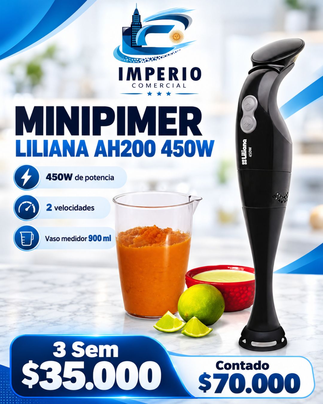 Minipimer Liliana 450W