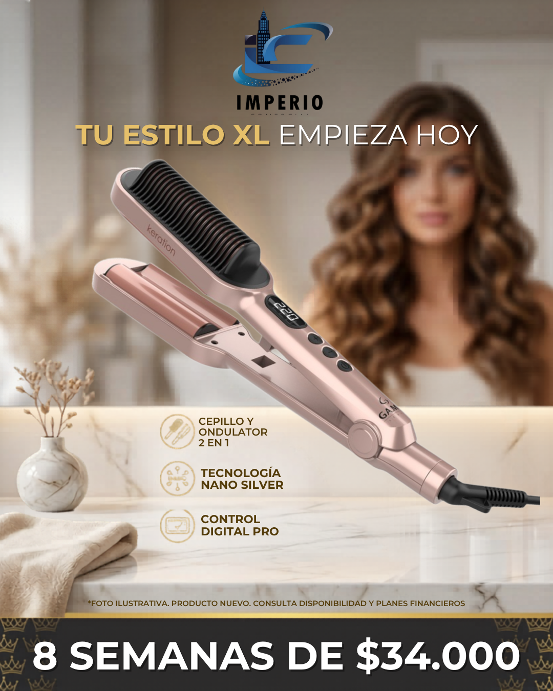 CEPILLO GAMA WAVER Y BRUSH 2 EN 1