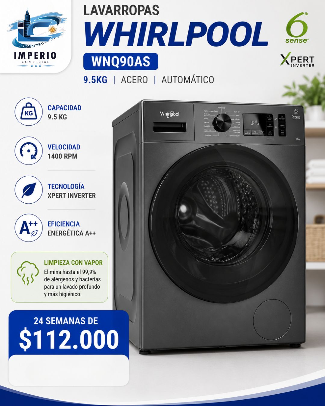 Whirlpool WNQ 9.5