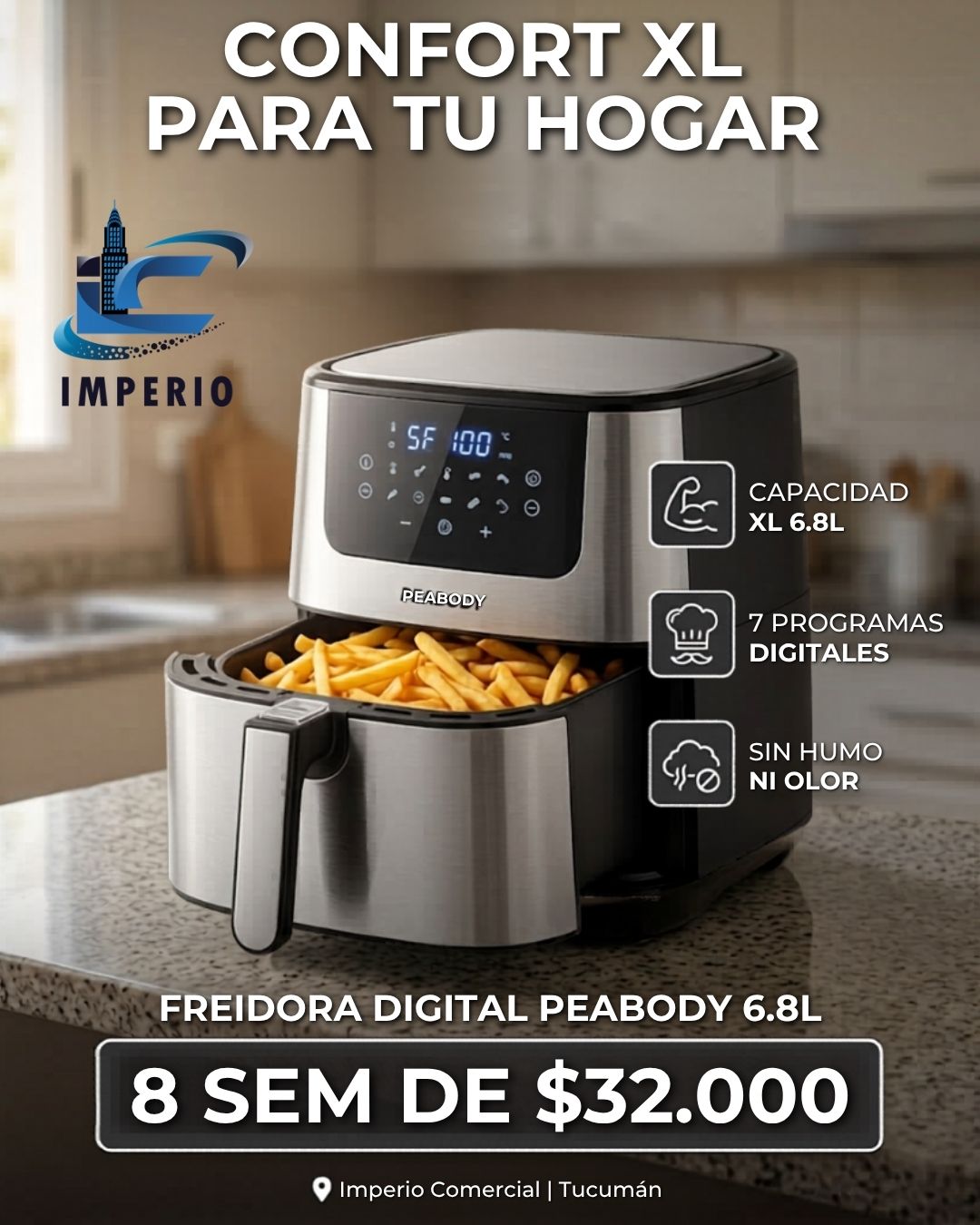Peabody Digital 6.87 Litros