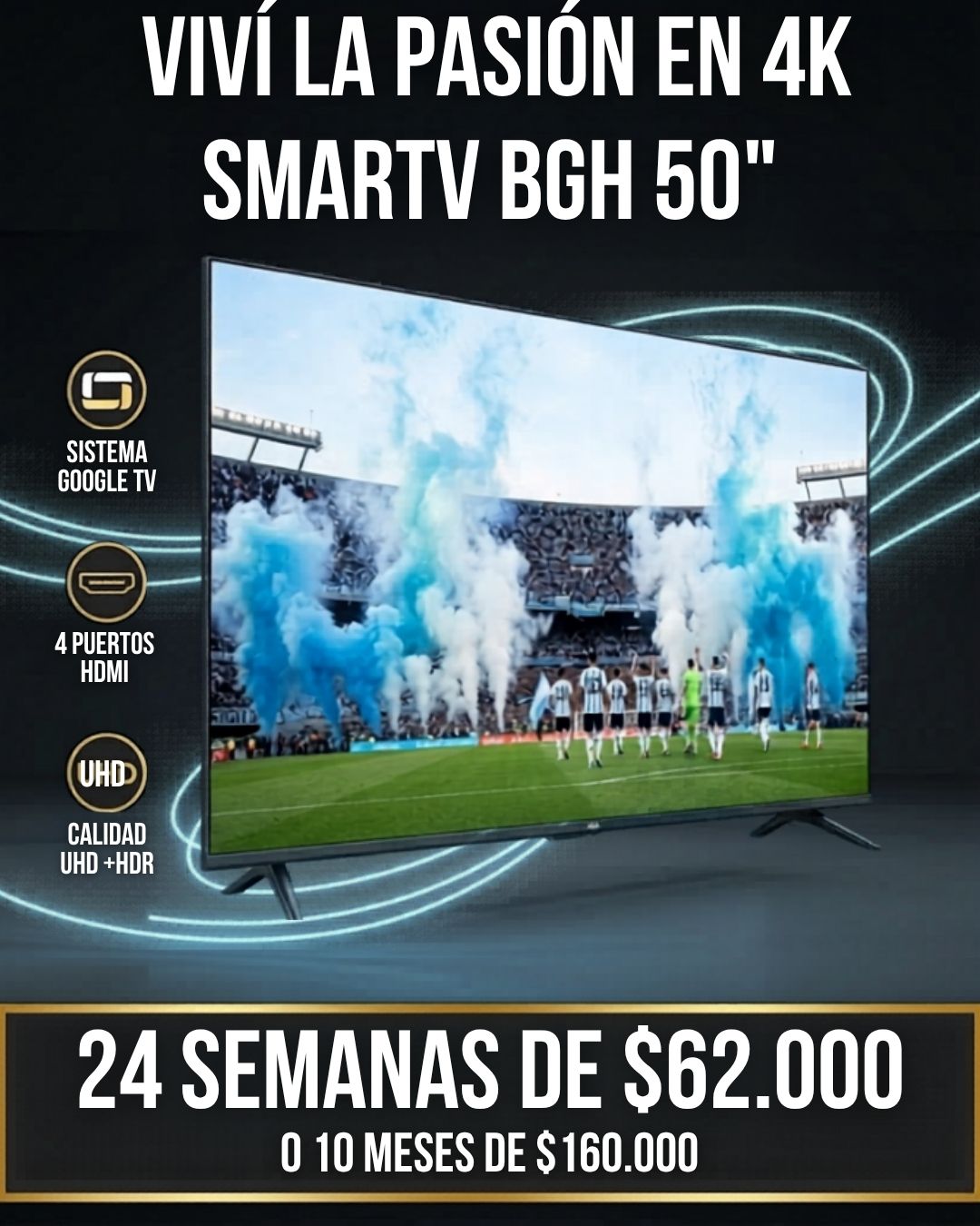 Smartv 50"