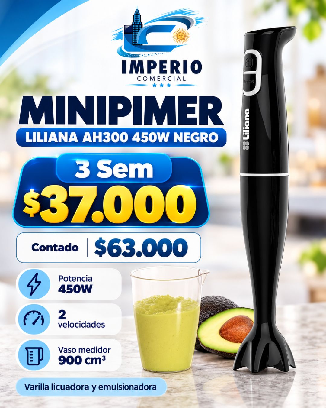 Minipimer Liliana 450W