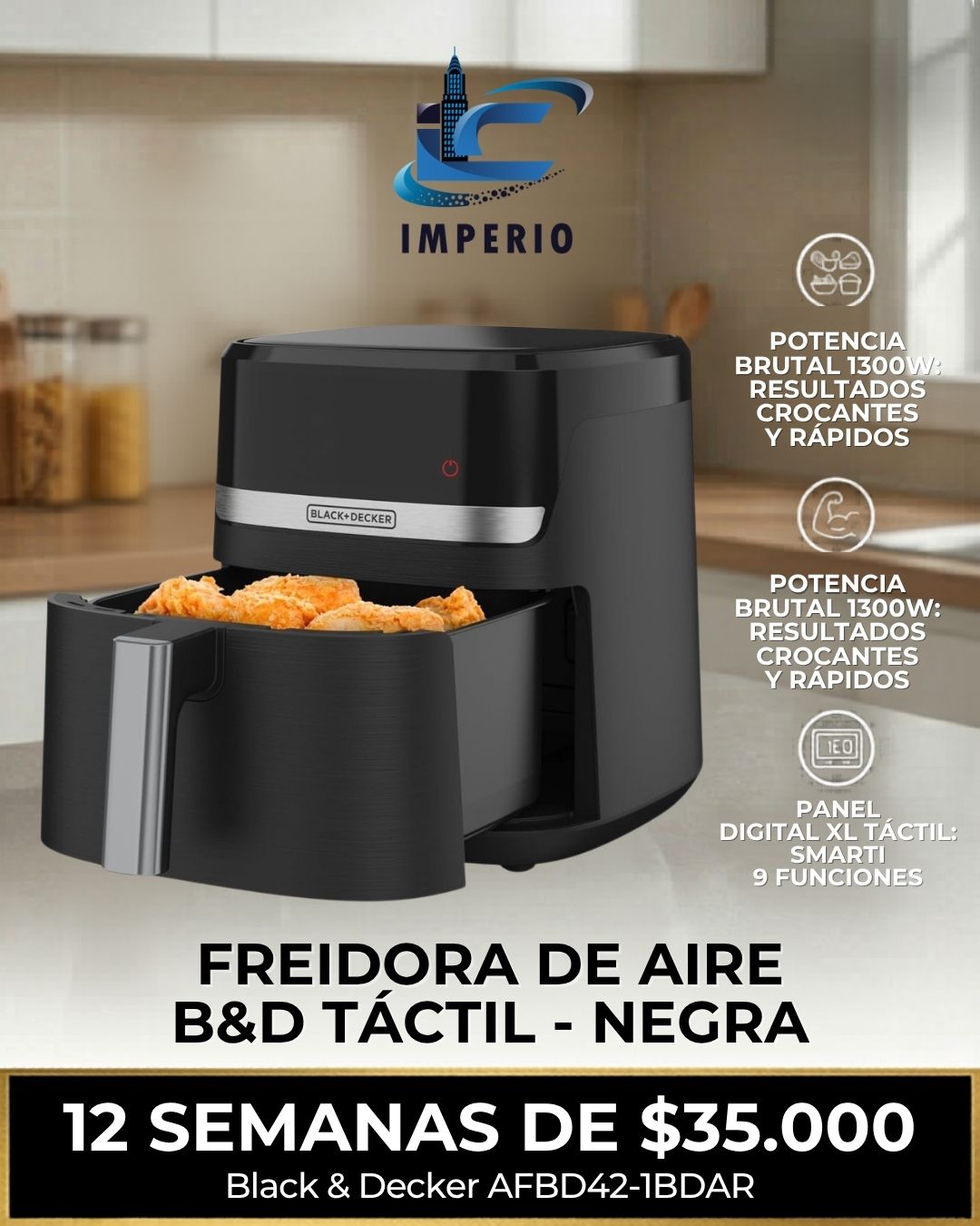 Black and Decker Tactil 4.2 Litros