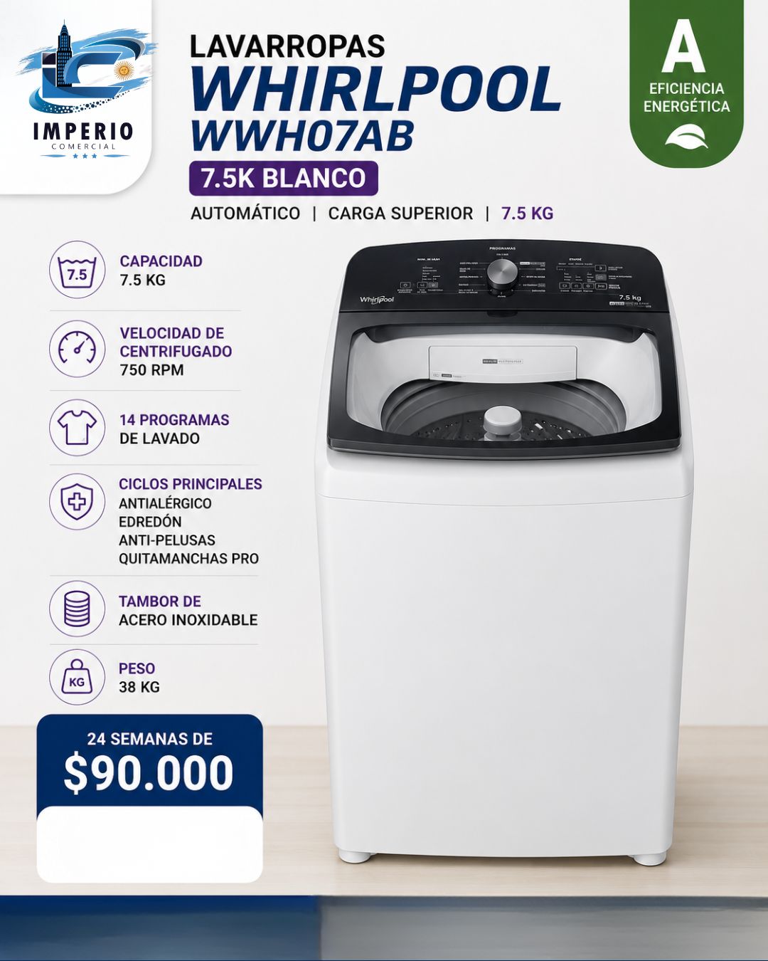 Whirlpool WW 7.5