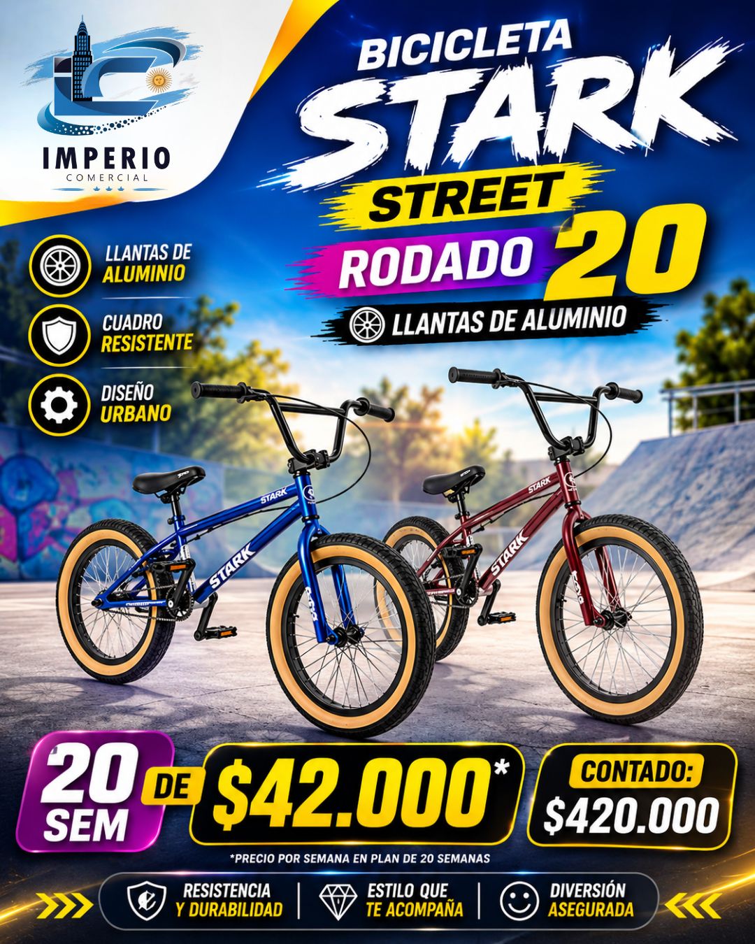 Bici Stark Street R20