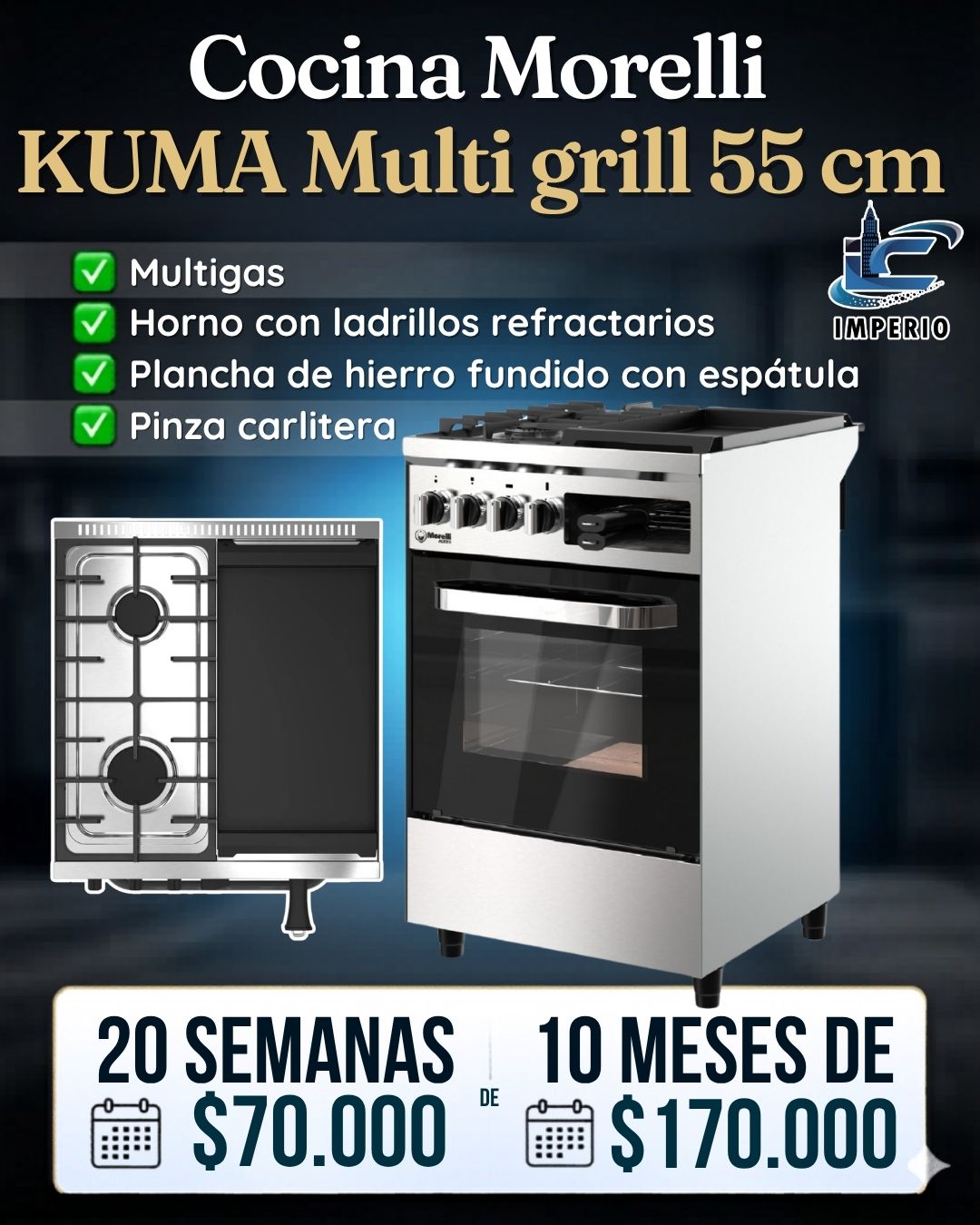 Cocina Morelli Kuma