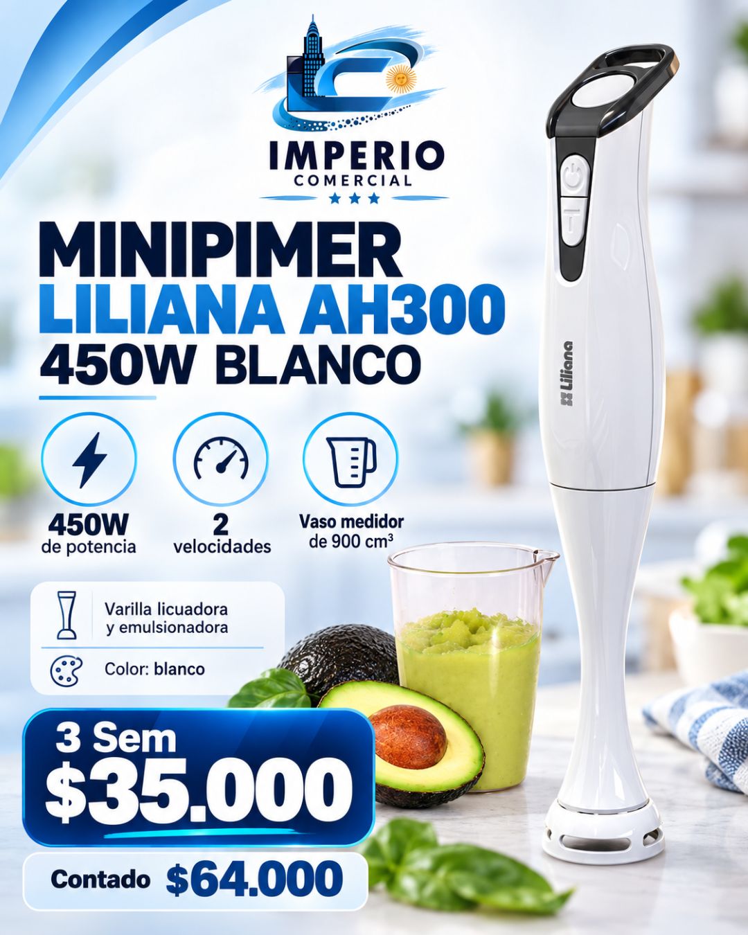 Minipimer Liliana 450W