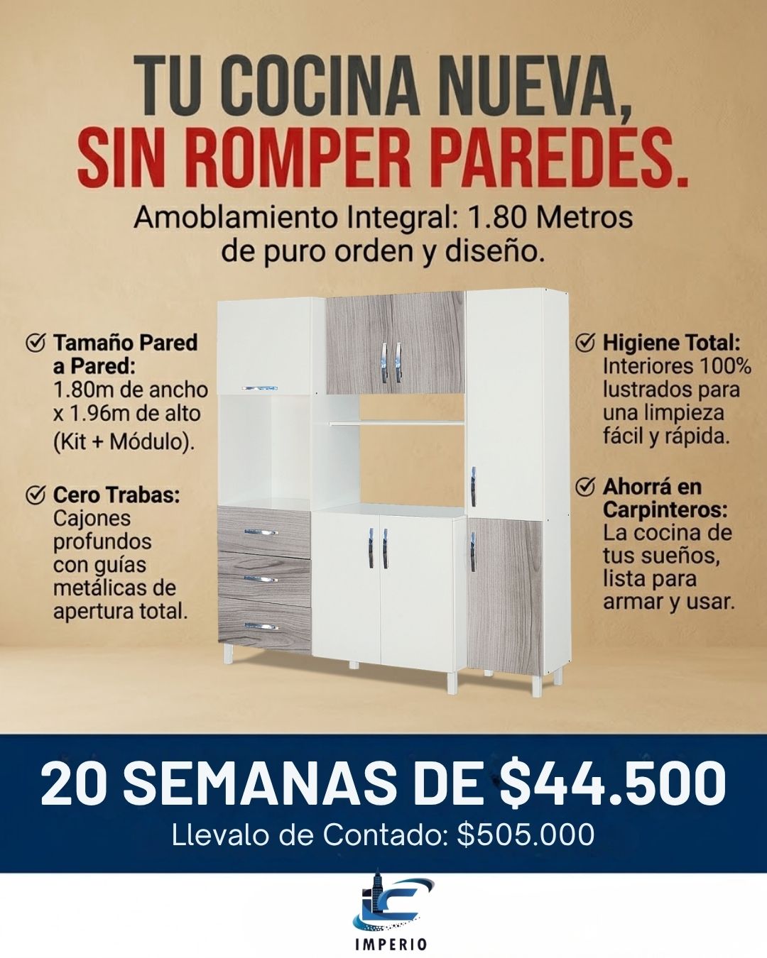 Kit Cocina 7 Puertas