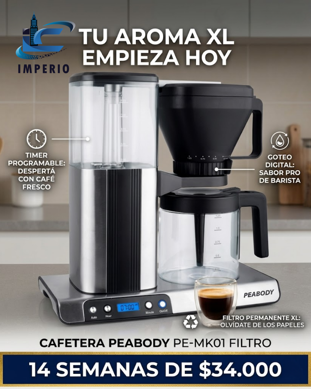 Cafetera Peabody