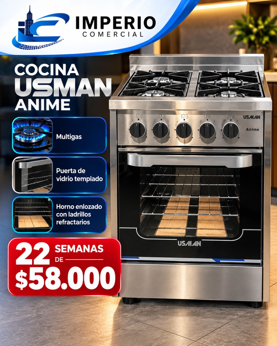 Cocina Usman Anime
