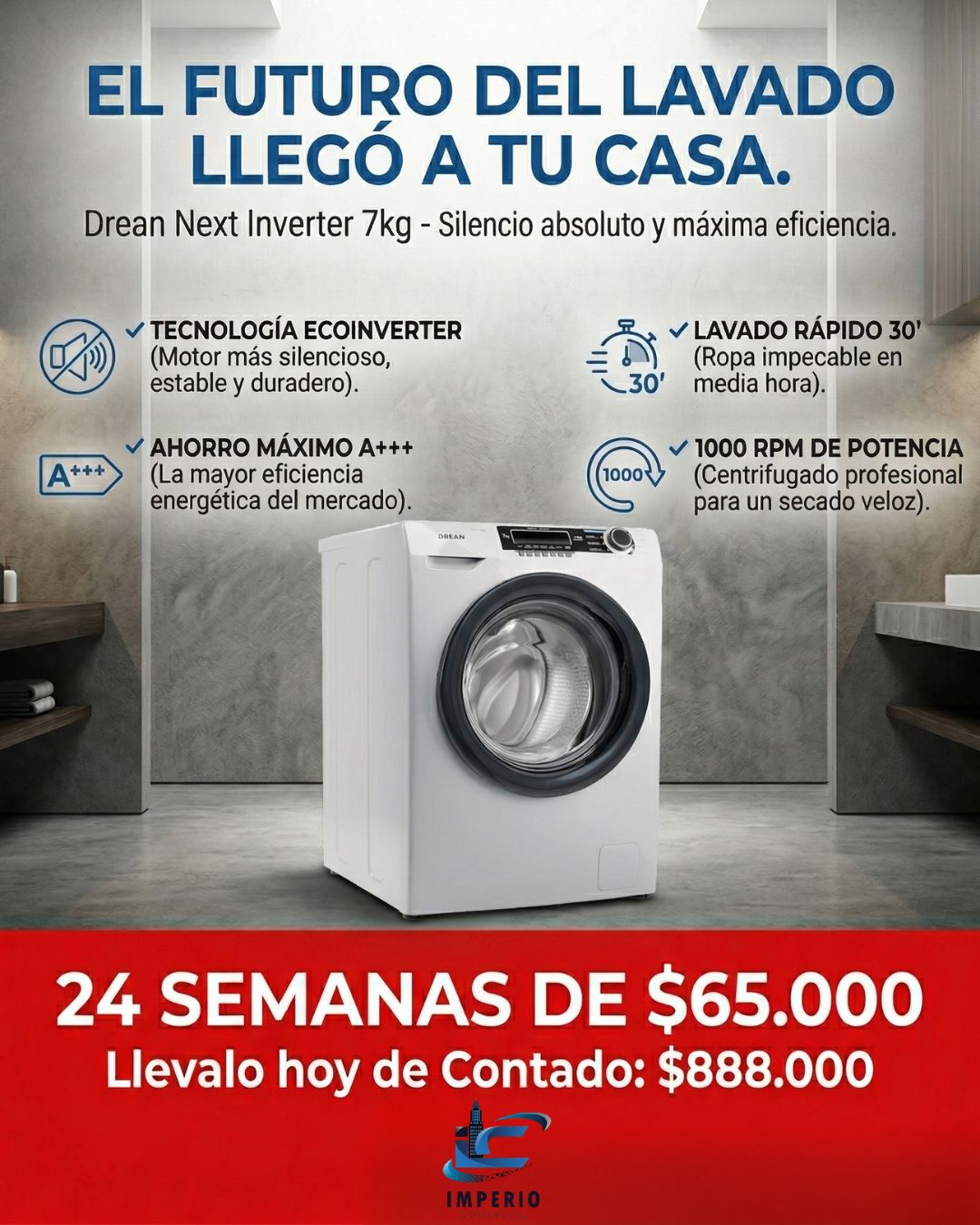 Drean Next Inverter 7 Kg