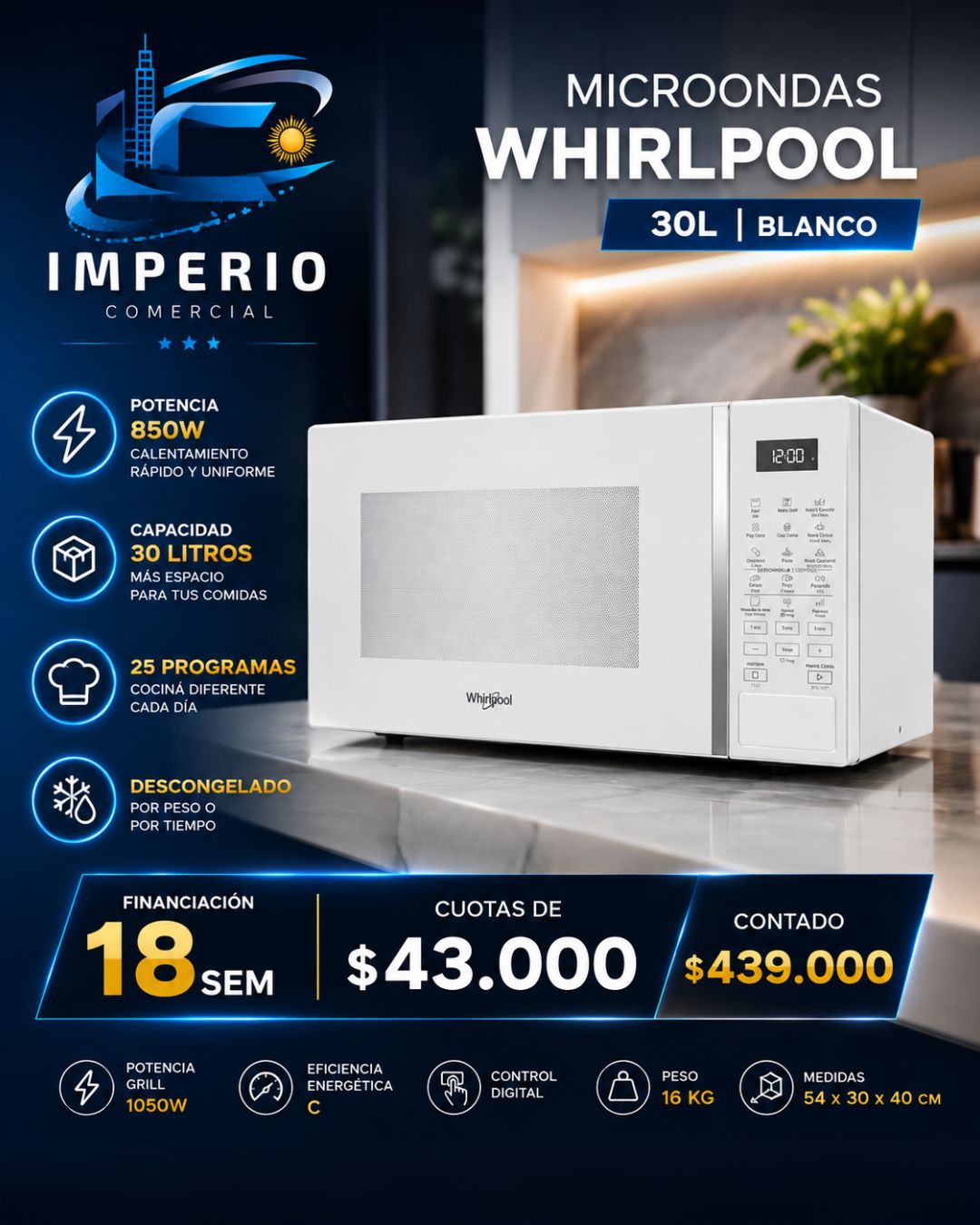 Whirlpool 30L