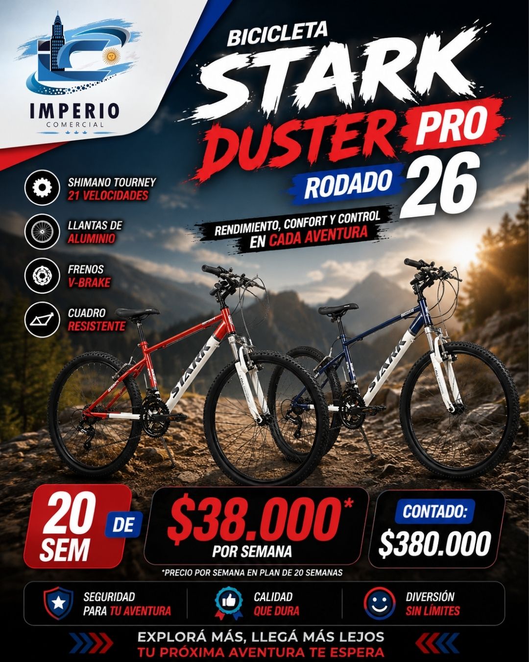 Bici Stark R26