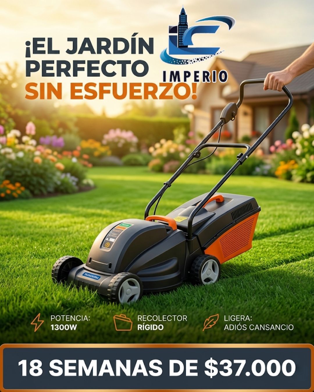 CORTA CESPED TRAMONTINA 79659/944 CE35M2 1300W