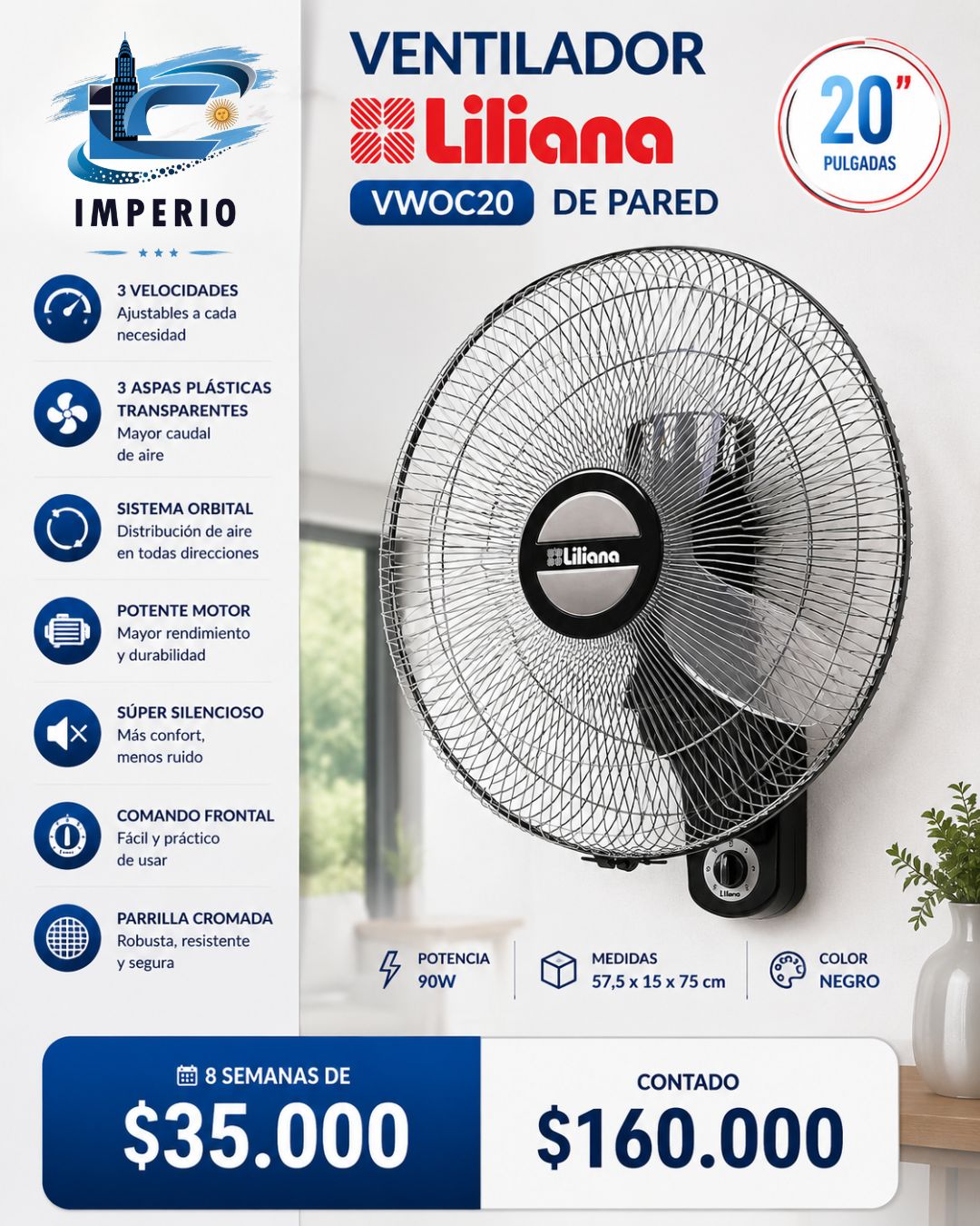 De Pared Liliana 20"