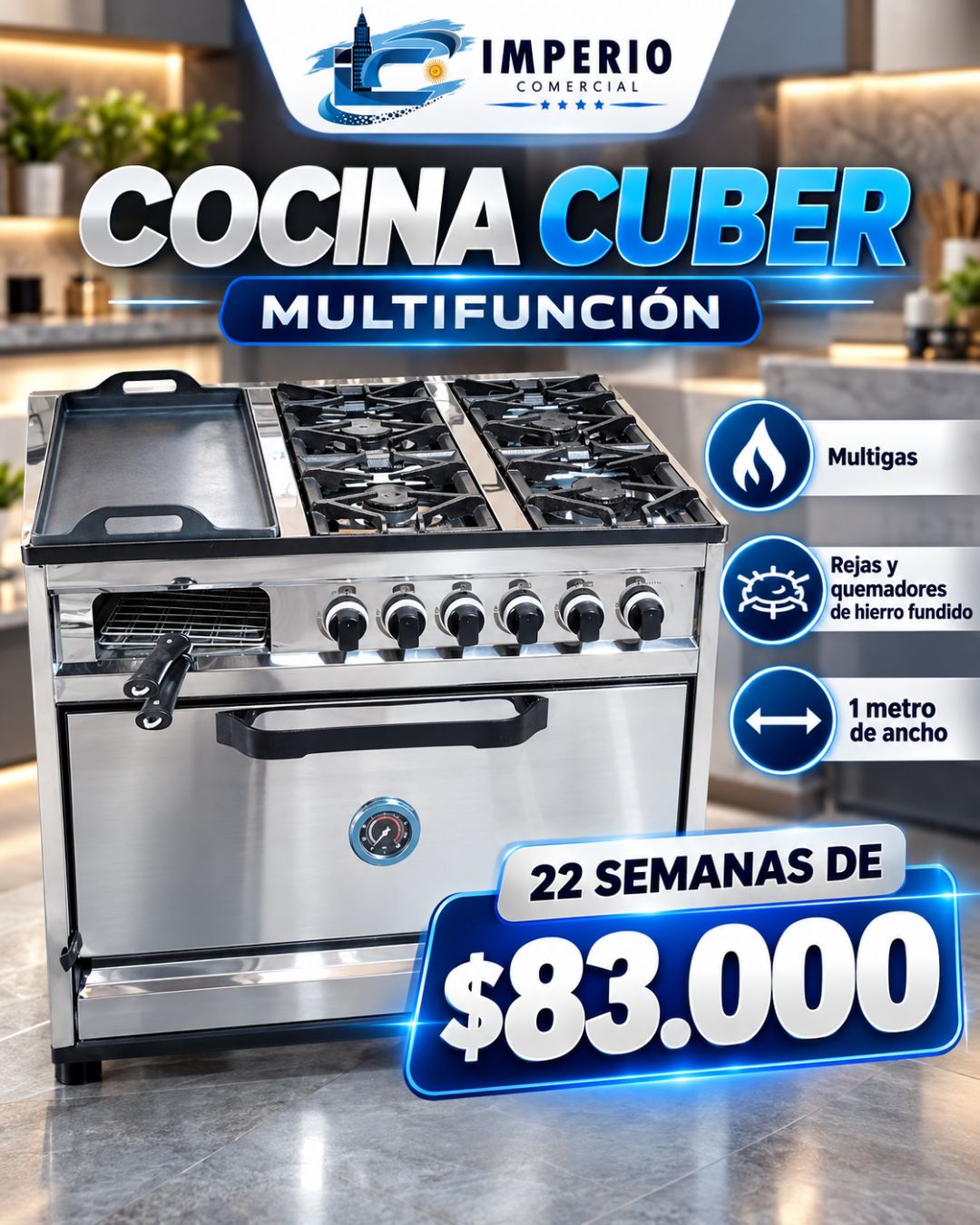 Cocina Cuber Multifuncion