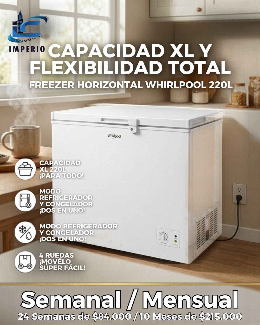 Whirlpool 220L