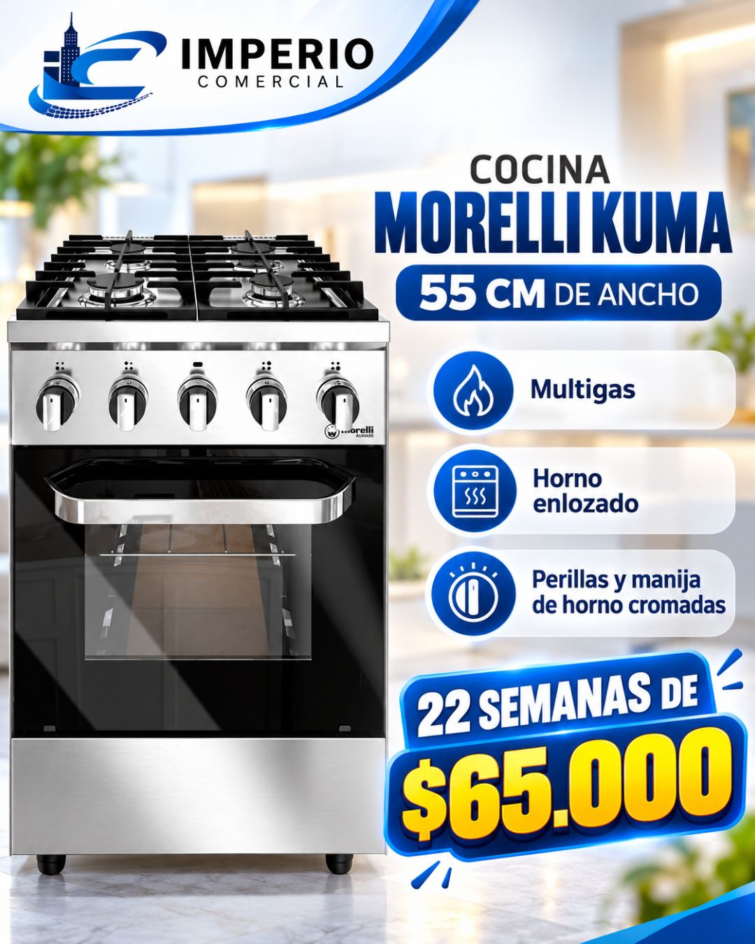 Cocina Morelli Kuma 55