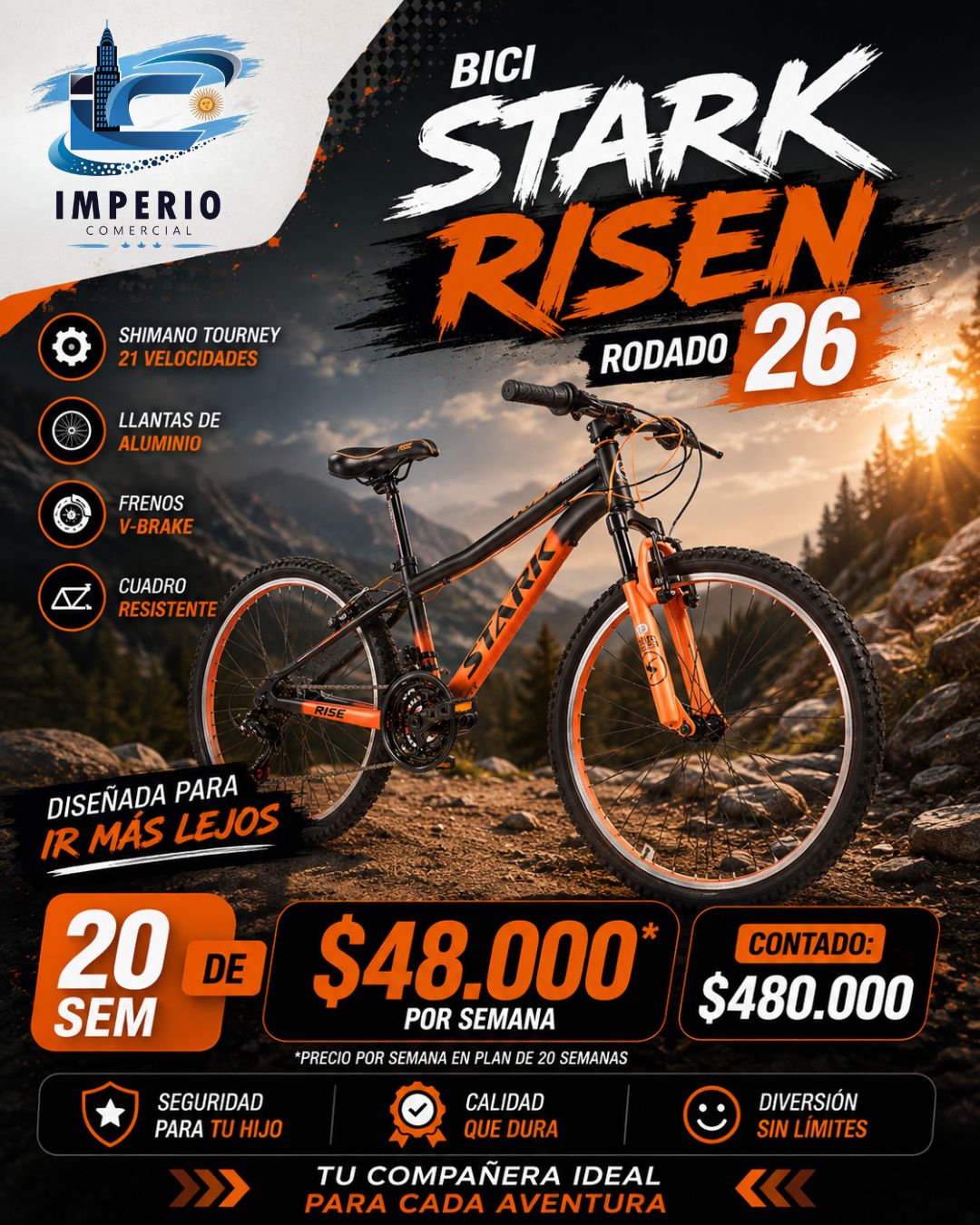 Bici Stark R26